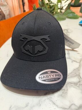 Nasty Pig Black Logo Patch Baseball Cap